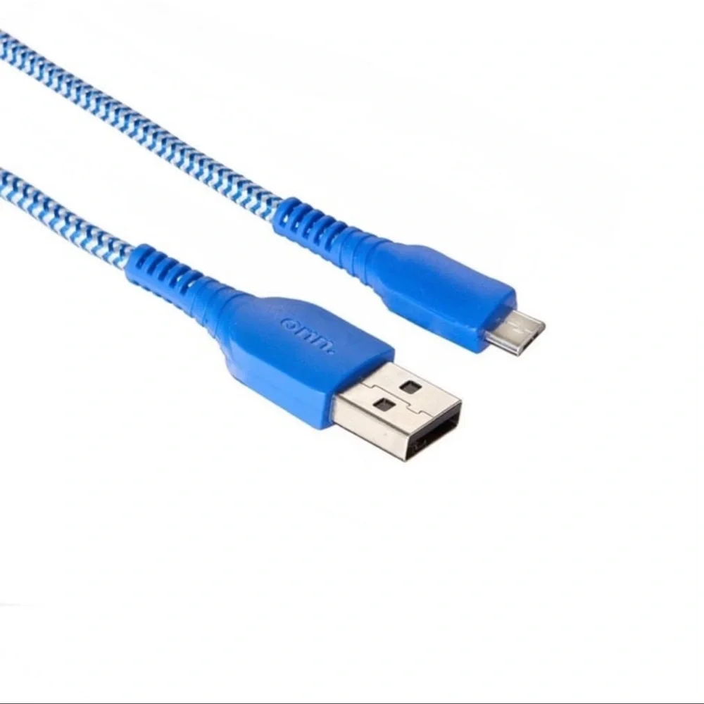 Connect ONN Braided 6ft. Sync & Charge Cable with Micro USB Connector NWT